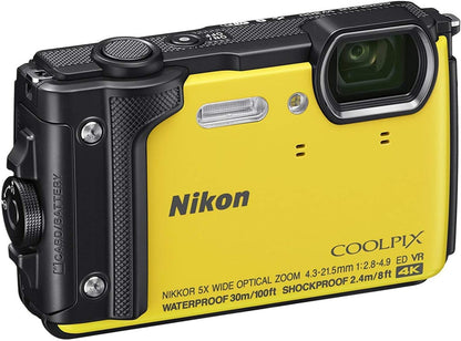 Nikon Coolpix W300 26525 Waterproof Shockproof Digital Camera - Yellow