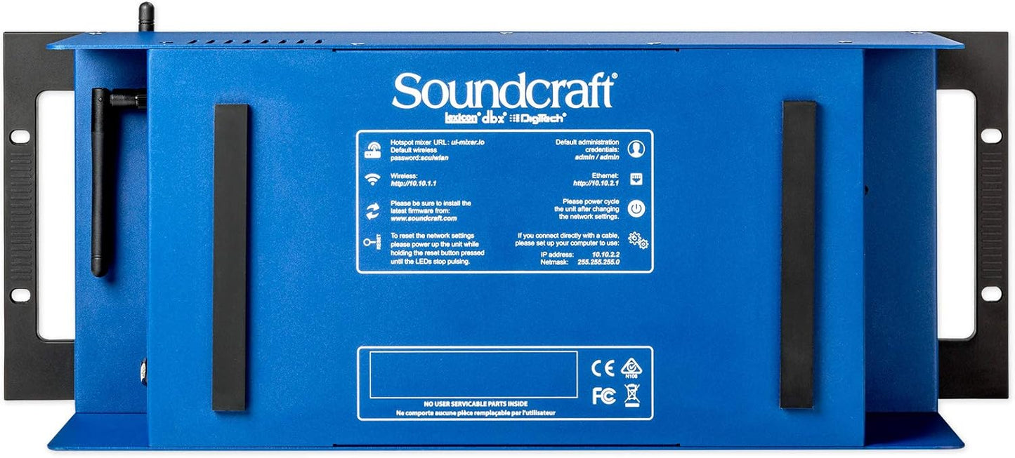 Soundcraft UI24R+ATH-PRO7X Digital Mixer with Headphones Bundle