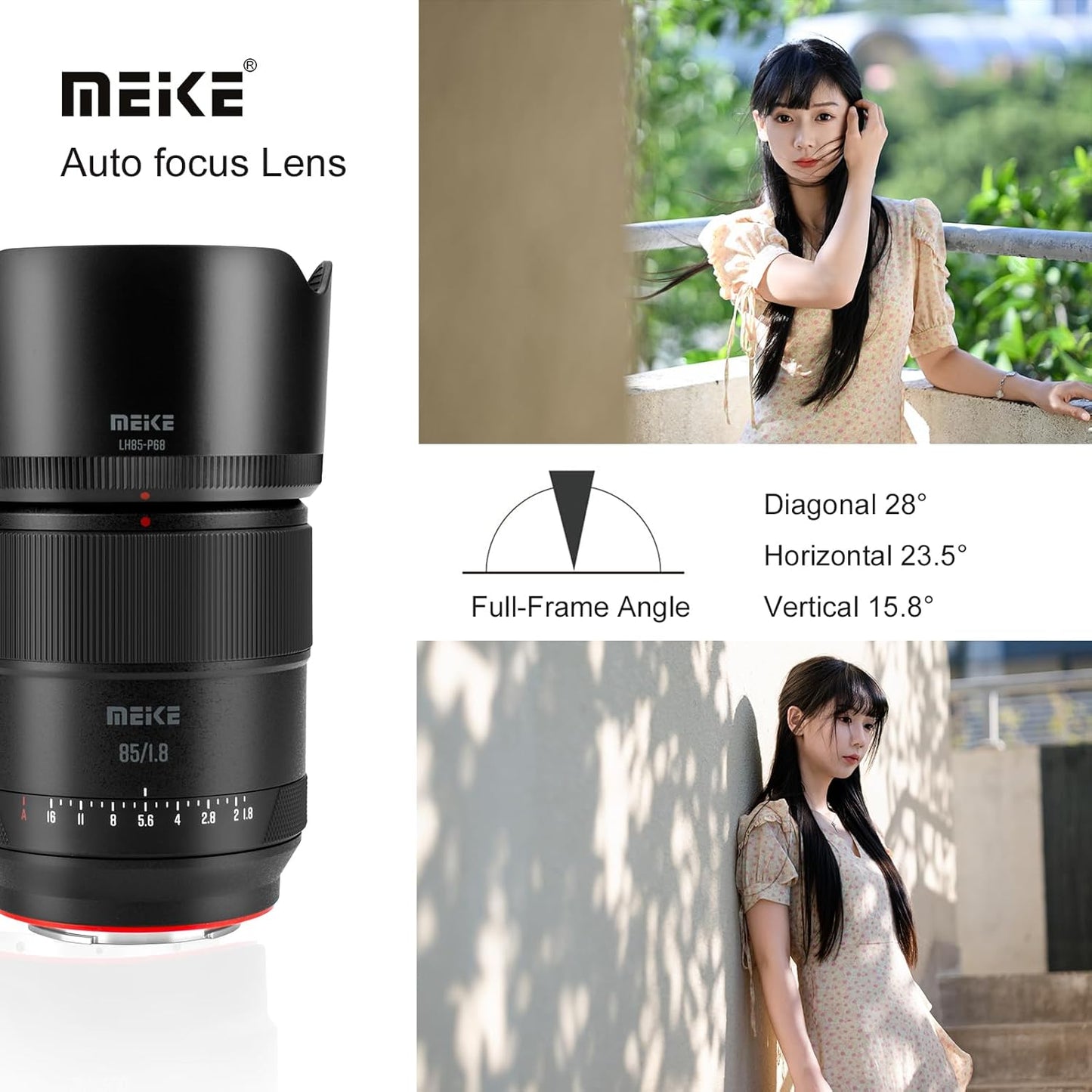 Meike MK-8518IIFFSTM-E 85mm F1.8 II STM E-Mount Lens