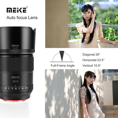 Meike MK-8518IIFFSTM-E 85mm F1.8 II STM E-Mount Lens