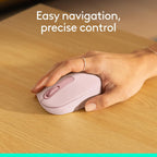 Logitech 910-007439 M196 Rose Bluetooth Wireless Mouse