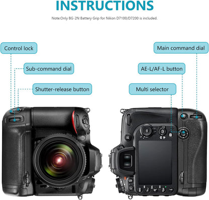 Neewer Neewer MB-D15 Vertical Battery Grip for Nikon