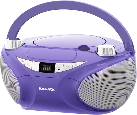 Magnavox MD6949 Portable CD Boombox Bluetooth Radio