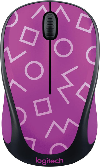 Logitech 910-004747 M317c Wireless Mouse - Purple