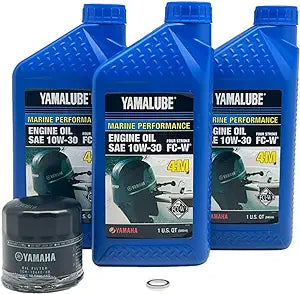 Yamaha LUB-MRNSM-KT-10 Outboard F30-F40 Oil Change Kit — main product image