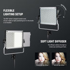 Neewer 10101490 RGB LED Video Light Panel Kit