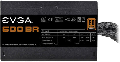 EVGA 600BR Power Supply - 600W 80+ Bronze Certified