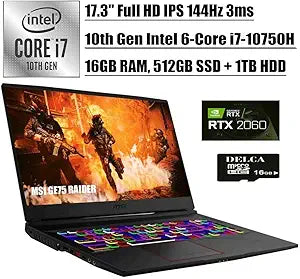 MSI GE75 RAIDER i7 RTX 2060 Gaming Laptop — main product image