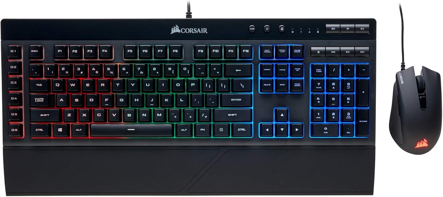 Corsair CH-9206115-NA K55 + HARPOON RGB Gaming Keyboard Mouse Combo