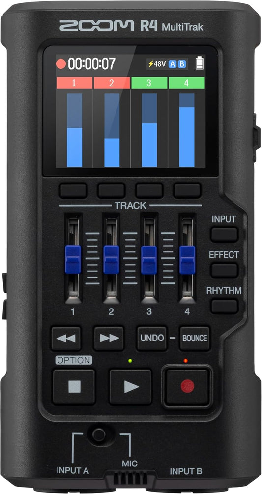 Zoom R4 MultiTrak Portable SD Recorder Interface