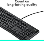 Logitech 920-002478 K120 Wired Keyboard - Black