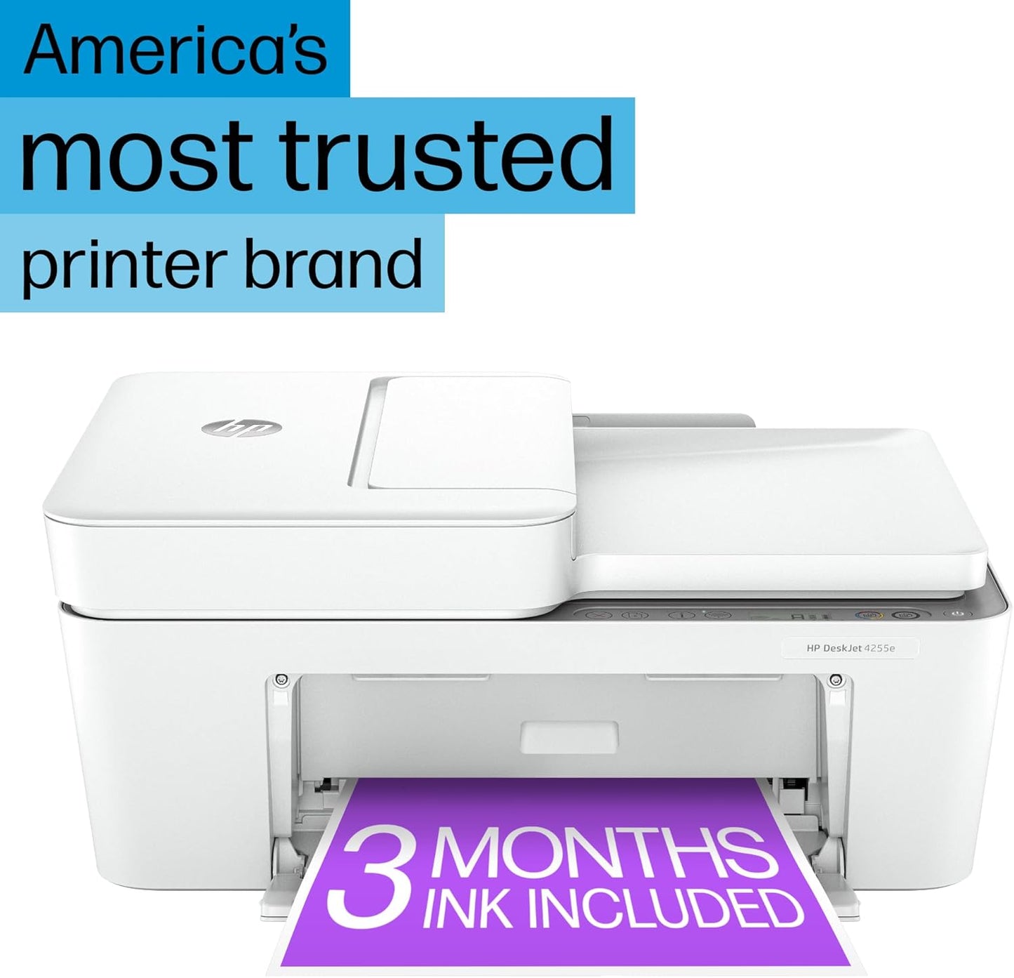 HP 588S6A#B1H DeskJet 4255e Wireless Color Inkjet Printer