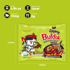 Samyang Buldak Jjajang: Korean Spicy Hot Chicken Noodles - 5 Pack