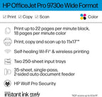HP 9730e OfficeJet Pro Wide Format Wireless Printer