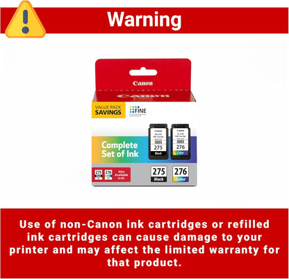 Canon 4988C005 PG-275/CL-276 Genuine Ink Value Pack