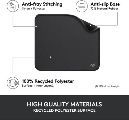 Logitech 956-000035 Studio Series Mouse Pad - Graphite