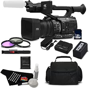 Panasonic AG-UX90PJ-3 4K/HD Professional Camcorder Bundle