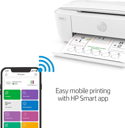 HP T8W88A DeskJet 3772 All-in-One Printer Renewed