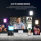 Neewer VL67C RGB Selfie Light with App Control