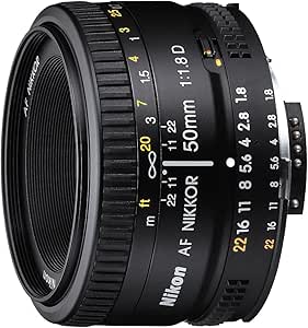 Nikon JAA013DA 50mm f/1.8 AF D Lens: Standard Prime — main product image