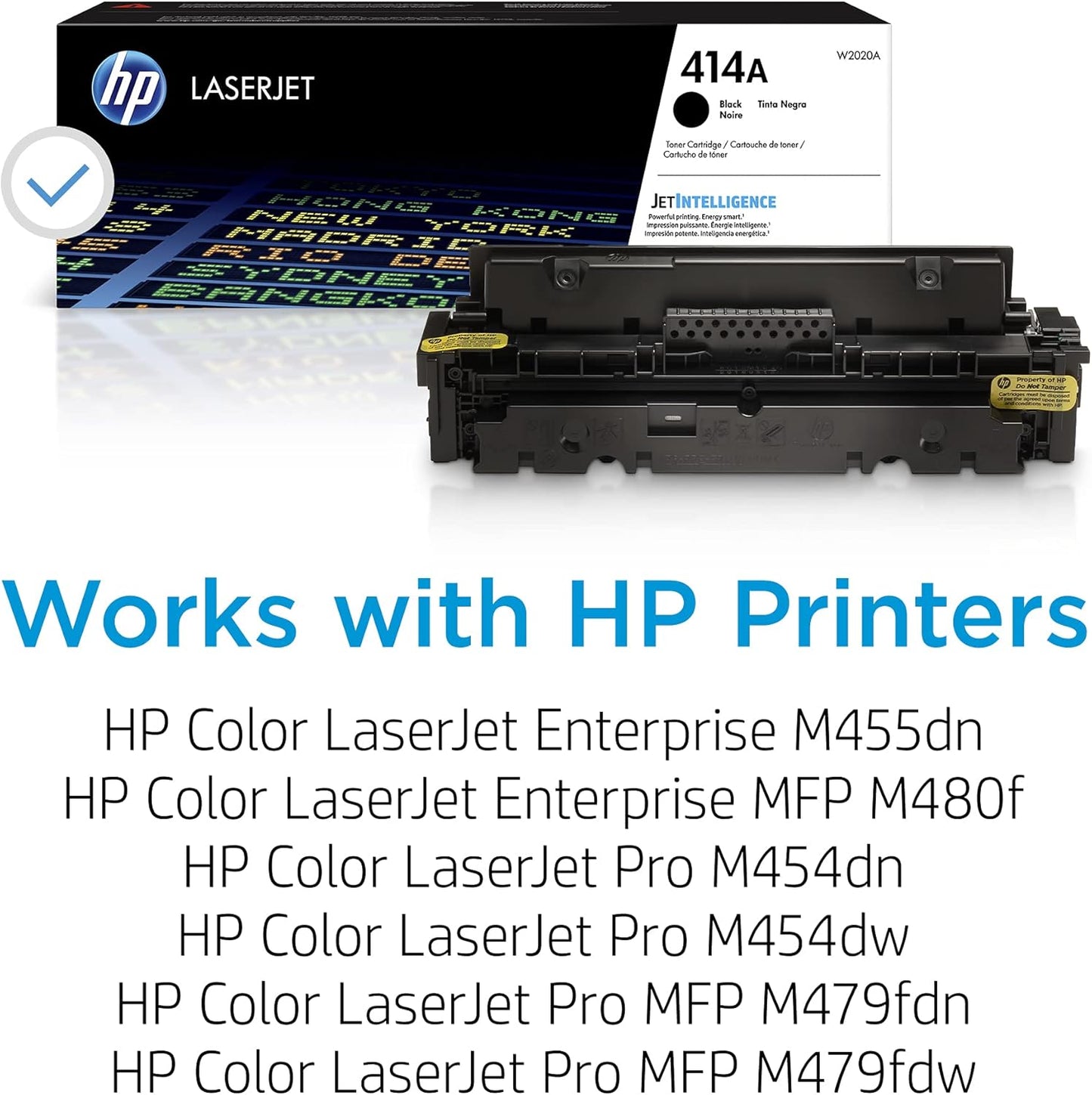 HP W2020A 414A Black LaserJet Toner Cartridge