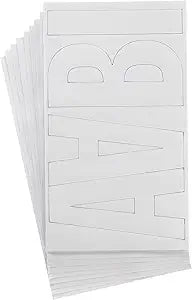 Westcott 15865 LetterCraft Franklin Gothic 6-Inch Vinyl Letters