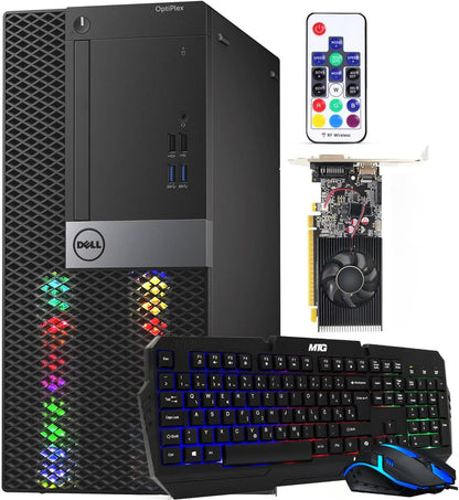 Dell RGB Gaming Tower i7 - GTX 1050 Ti, Renewed