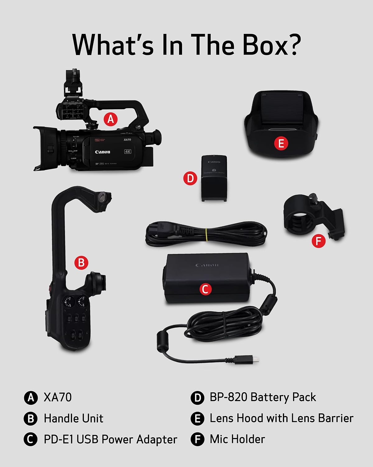 Canon 5736C002 XA70 Pro 4K UHD Camcorder