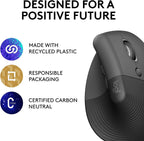 Logitech 910-006466 Lift Vertical Ergonomic Renewed Mouse