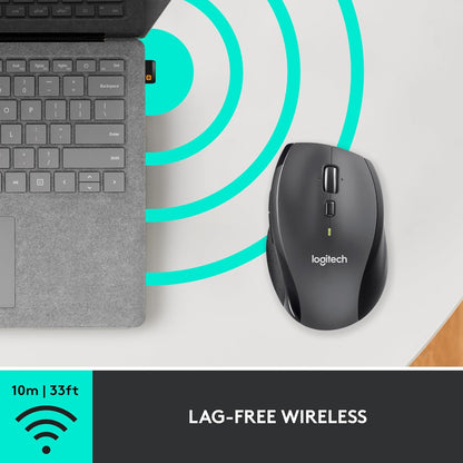 Logitech 910-006033 M705 Marathon Wireless Mouse Black