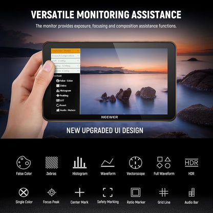 Neewer F700 7" Camera Field Monitor - 2000nit Touch Screen