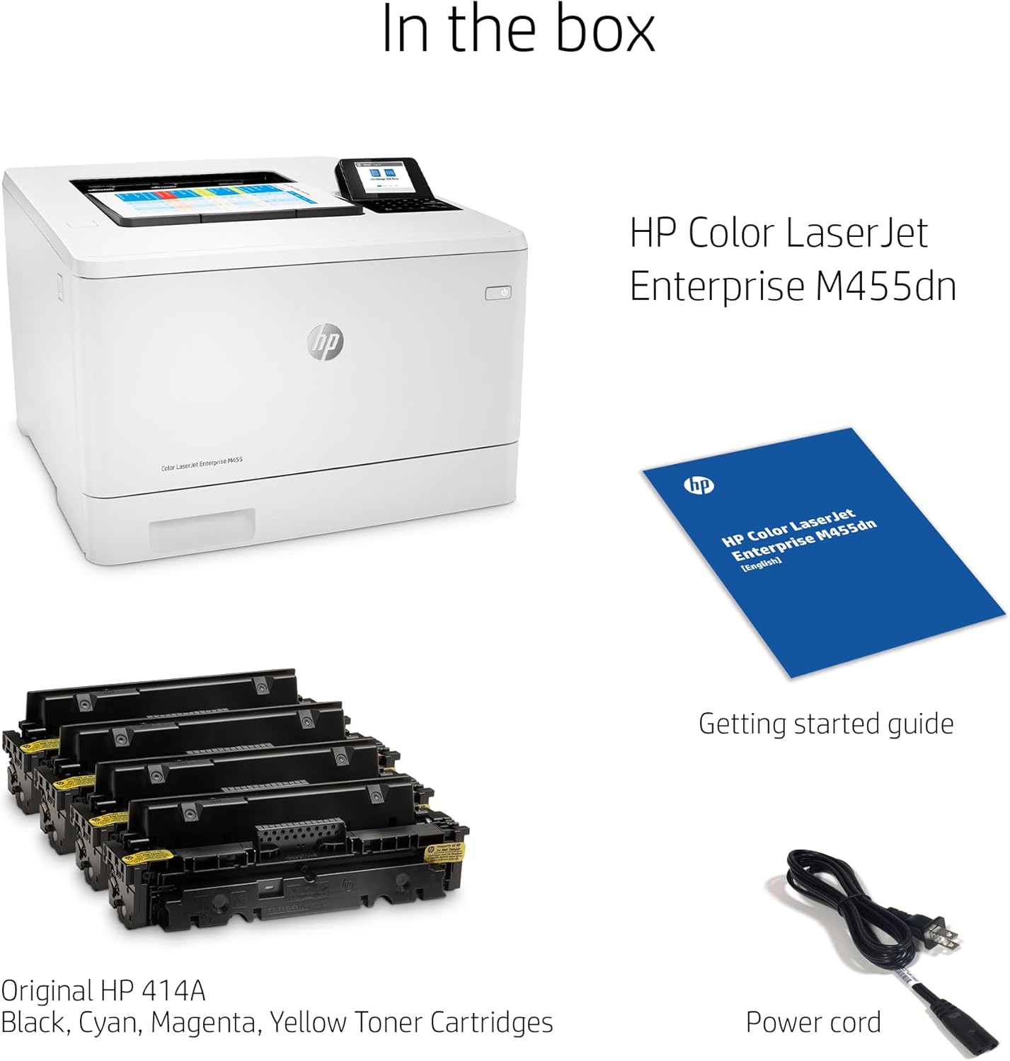 HP M455dn Color LaserJet Enterprise Printer
