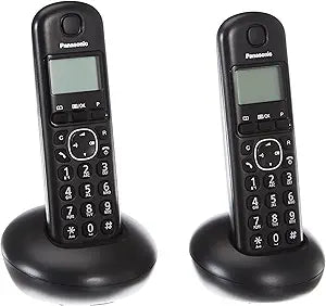 Panasonic KXTGB212EB Twin Digital Cordless Phone — main product image