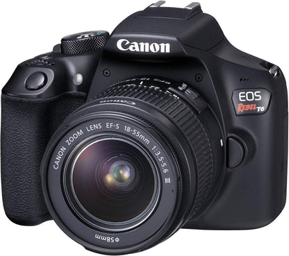 Canon T6 EOS Rebel DSLR Camera Kit 18-55mm Lens