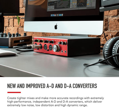 Focusrite 4Pre Clarett+ USB Audio Interface