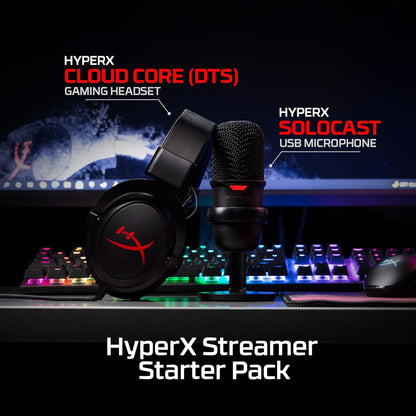 HyperX HBNDL0001 Streamer Starter Pack Mic and Headset