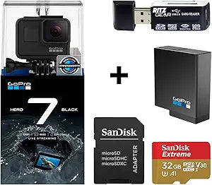 GoPro Hero 7 Action Camera with Accessories Bundle