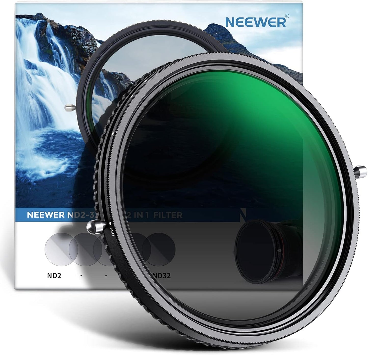 Neewer 10101185 67mm Variable ND2-ND32 & CPL Filter 2-in-1