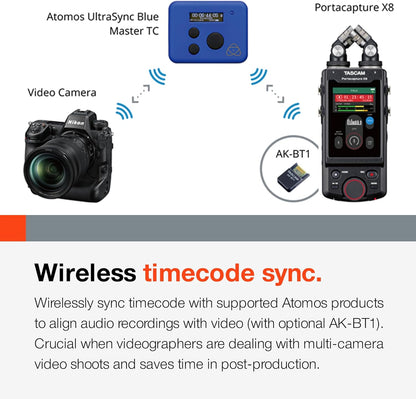 Tascam Portacapture X8 High Resolution Portable Recorder