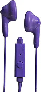 Magnavox MHP4820M-PL Purple Gummy Earbuds with Microphone
