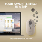 Logitech 910-006625 POP Mouse - Wireless SilentTouch Mist