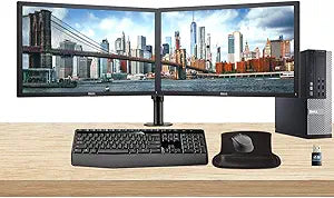 Dell Optiplex 9020 Desktop i7 16GB 500GB SSD Dual Monitors