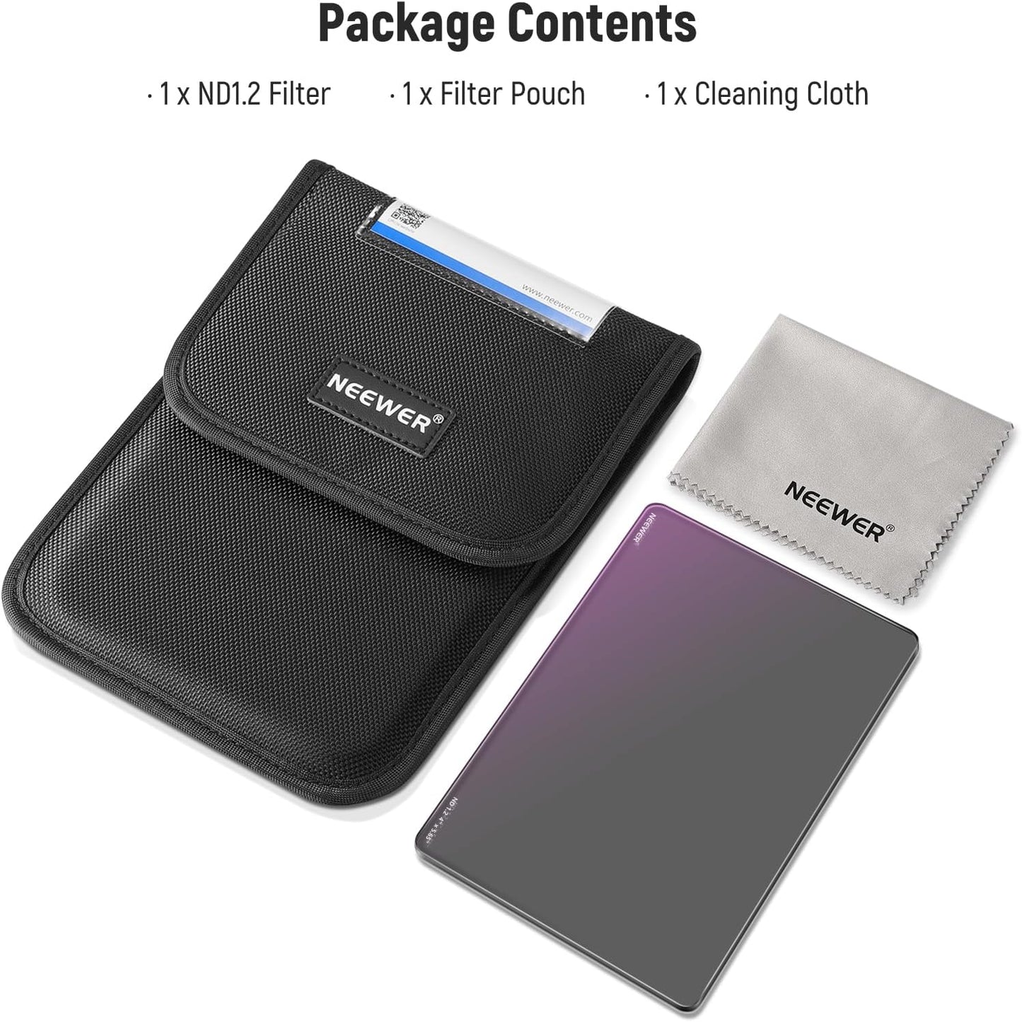 Neewer 10101502 Square ND1.2 Filter 4x5.65" Cinema