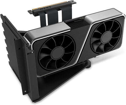 NZXT AB-RH175-B1 Vertical GPU Mounting Kit - PCIe 4.0 Riser, Black