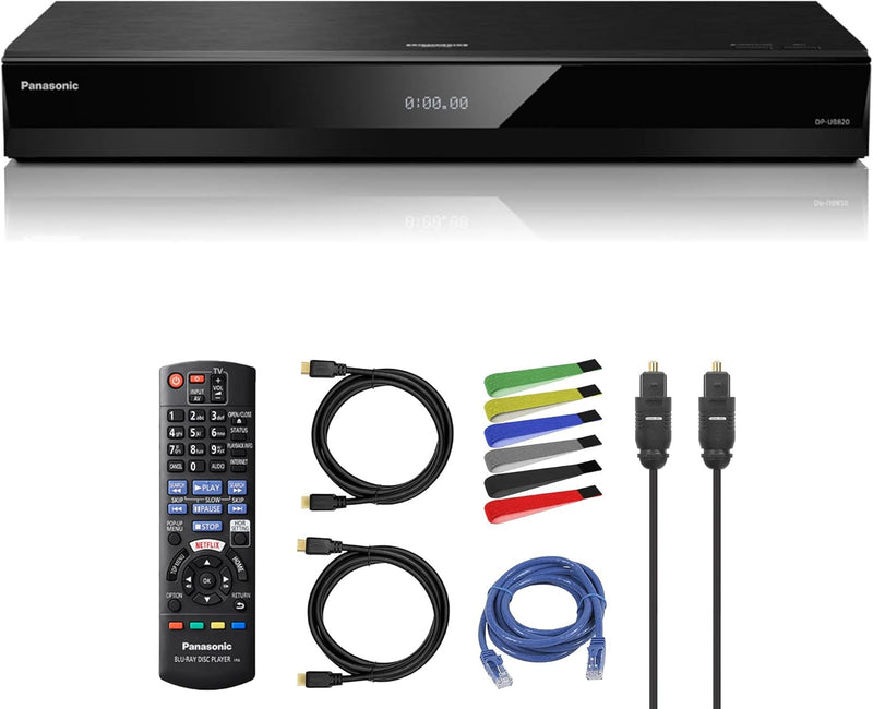 Panasonic DP-UB820-K 4K UHD Blu-ray Player Bundle — main product image
