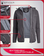 Spyder Jacket Women's Cozy Full Zip Hoodie Outdoor Winter Jackets
