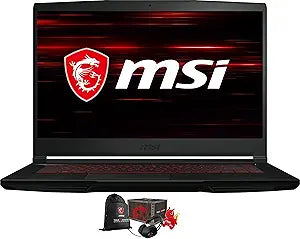 MSI GF63818-3699 Gaming Laptop i5-10500H GTX 1650 Loot Box