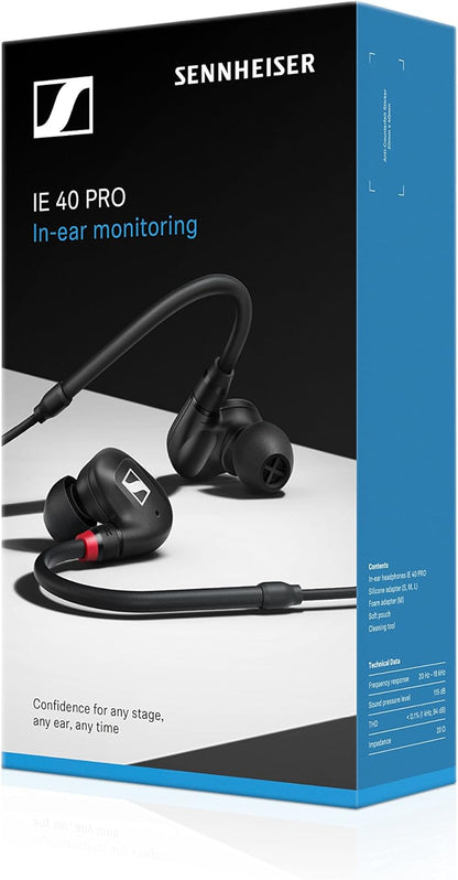 Sennheiser IE 40 Pro In-Ear Dynamic Monitor - Black
