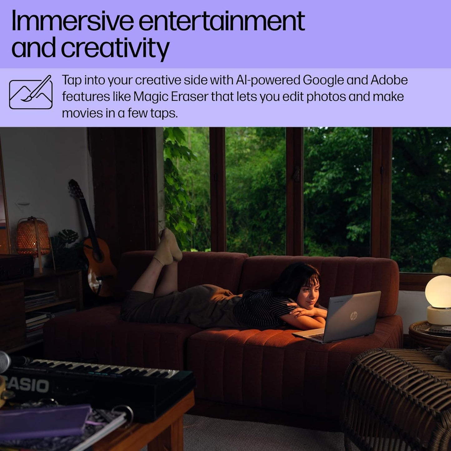 HP 9P989UA#ABA Chromebook Plus x360 14" Touch