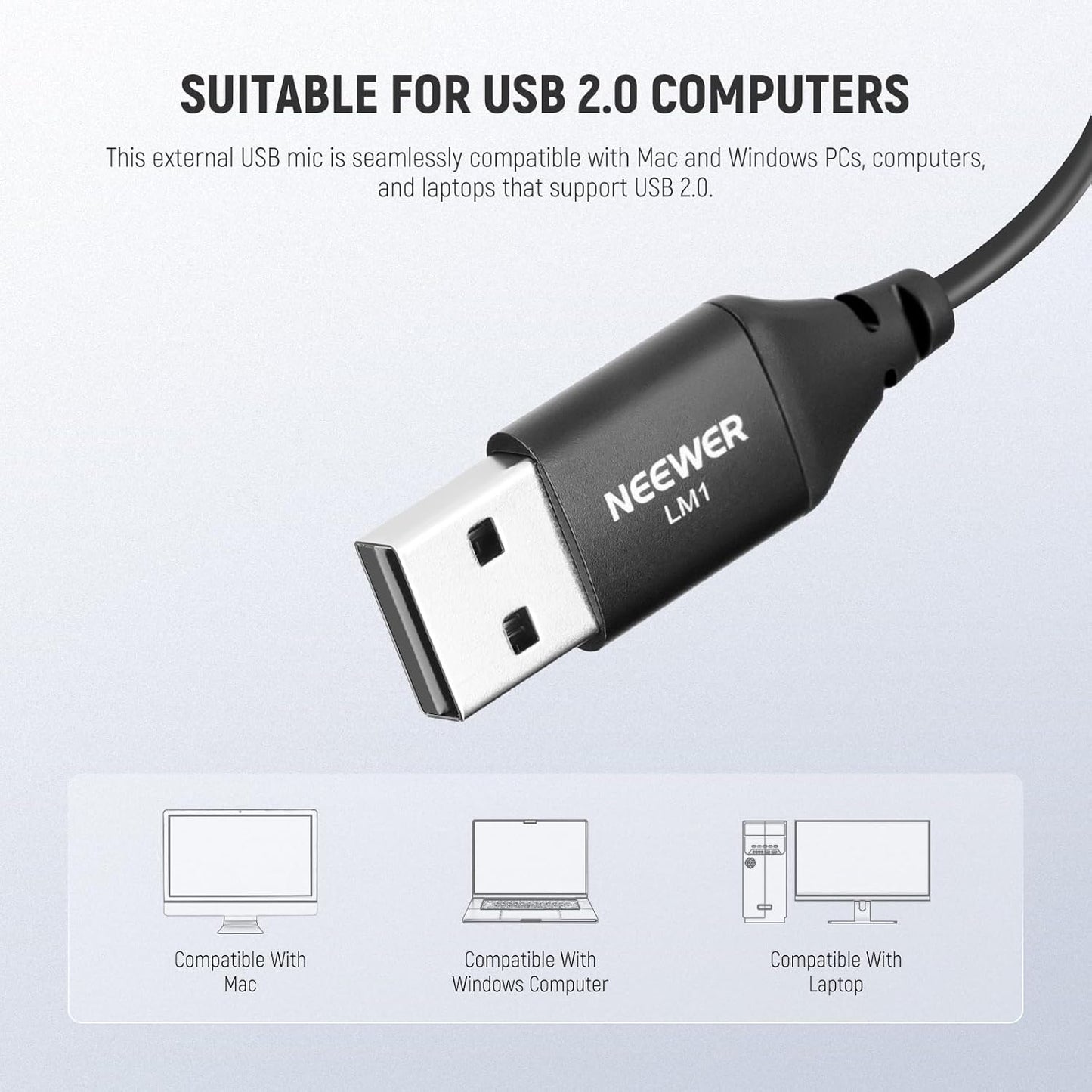 Neewer 21000133 USB A Lapel Microphone